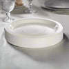 50 Plastic Plates 260mm White