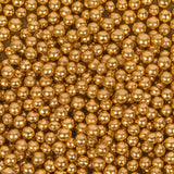 Sprinks Crunchy Shiny Gold 4mm Sprinkles 75g