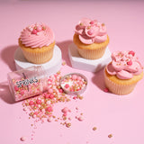 Sprinks Pink Velvet Crunch Sprinkles 70g