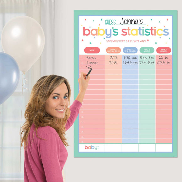 Baby Shower - BABY STATISTICS