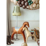 Party Deco Foil Shape Horse Beige 86.5 cm x 73cm