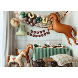 Party Deco Foil Shape Horse Brown 112cm x 97cm