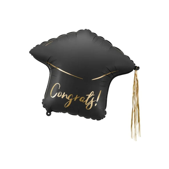Party Deco Foil Shape Cap Congrats!