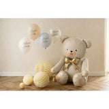 Party Deco Foil Shape Cream Bear 75cm x 84cm