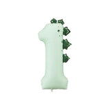 Party Deco Foil 92cm Number 1 Dinosaur