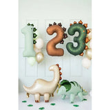 Party Deco Foil 92cm Number 2 Dinosaur