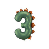 Party Deco Foil 92cm Number 3 Dinosaur