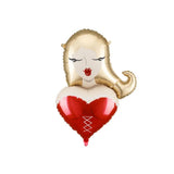 Party Deco Foil Shape Girl 57cm x 75cm