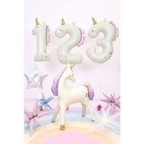 Party Deco Foil Shape 93cm Unicorn Number 2