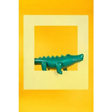 Party Deco Foil Standing Crocodile 126cm x 36cm