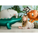 Party Deco Foil Standing Crocodile 126cm x 36cm