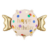 Party Deco Foil Shape Candy Happy Birthday 61cm x 37cm