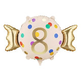 Party Deco Foil Shape Candy Number 8 61cm x 37cm