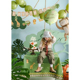 Party Deco Foil 45cm Happy Birthday Safari