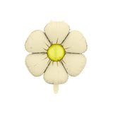 Party Deco Foil Shape 45cm Daisy Garlands Cream 4Pk