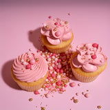 Sprinks Pink Velvet Crunch Sprinkles 70g
