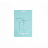 Cake & Candle Silver Metal Cake Topper Mum