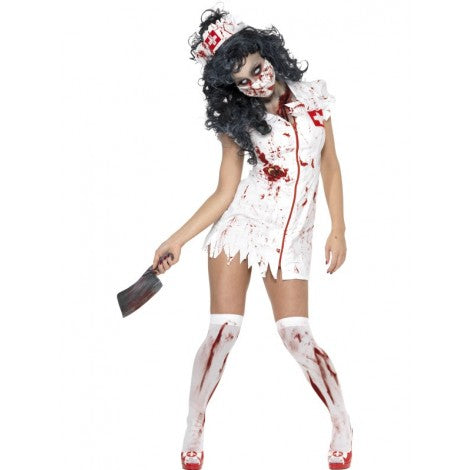 COSTUME -  NHS ZOMBIE NURSE 12-14