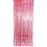 PRT XL Foil Curtain Holographic Rose Pink 1m x 2.4m
