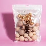 Sprinks Cake Ball Toppers Champagne Gold 32Pk