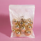 Sprinks Gold Disco Ball Toppers 12Pk