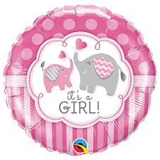 45cm Foil Balloon -  IT'S A GIRL