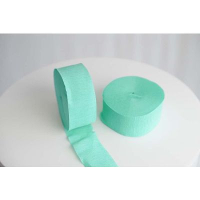 STREAMER ROLL 10 PACK  - PASTEL MINT