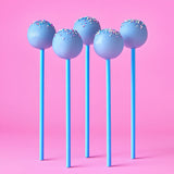 Blue Plastic Lollipop Sticks