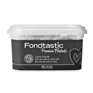 FONDTASTIC Premium Fondant 250gm - BLACK