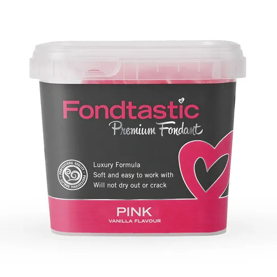 FONDTASTIC Premium Fondant 1KG - PINK