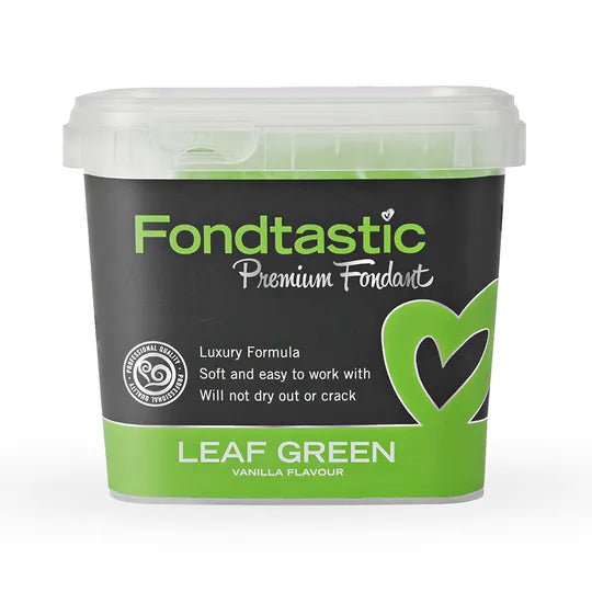 FONDTASTIC Premium Fondant 1KG - LEAF GREEN