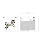 Party Deco Foil Shape Zebra 100cm x 82cm