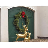 Party Deco Foil Standing Reindeer 124cm x 80cm