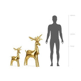 Party Deco Foil Standing Reindeer 124cm x 80cm