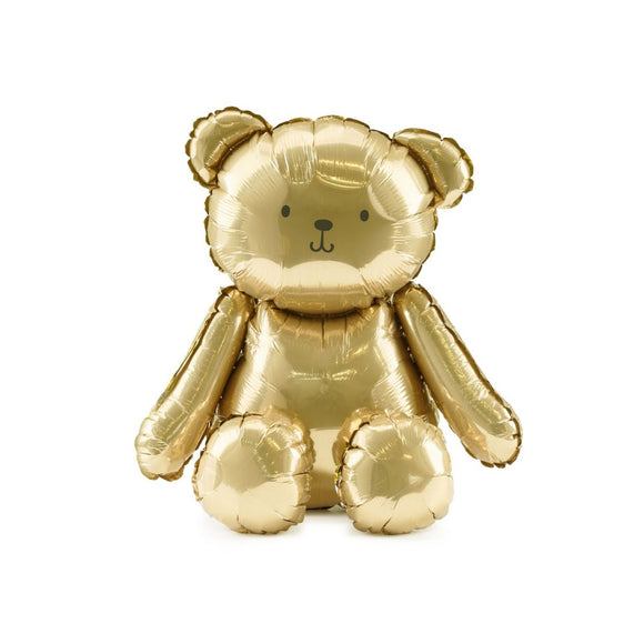 Party Deco Foil Shape - Bear Gold