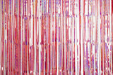 PRT XL Foil Curtain Holographic Rose Pink 1m x 2.4m