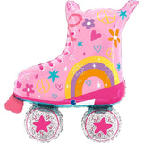 SuperShape Foil - PINK ROLLER SKATES