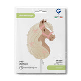 Grabo Foil Shape 58cm Boho Pony Head