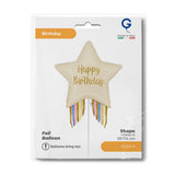 Grabo Foil Shape 74cm Starburst Birthday