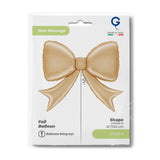 Grabo Foil Shape 104cm White Gold Bow