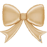 Grabo Foil Shape 104cm White Gold Bow