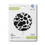 Grabo Foil Round 46cm Moo Moo - Cow Print