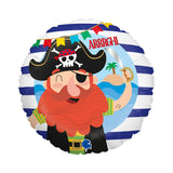 45cm Foil Balloon - FUNNY PIRATE