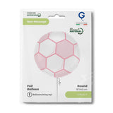 Grabo Foil 46cm Soccer Ball Pink
