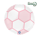 Grabo Foil 46cm Soccer Ball Pink