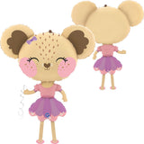 Grabo Foil Pet Walker 91cm Mouse Ballerina