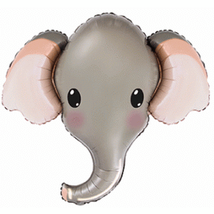 SuperShape Foil - Grey ELEPHANT