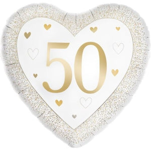 45cm Foil Balloon - '50' ANNIVERSARY