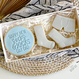 Little Biskut Happy New Socks & Jocks Day Dad Cookie Embosser
