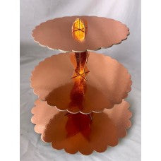 3 Tier Cupcake Stand - ROSEGOLD